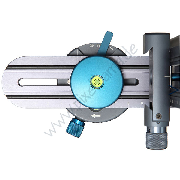 Novoflex VR-System Slim, Ansicht von oben (Drehplatte PANORAMA 48)