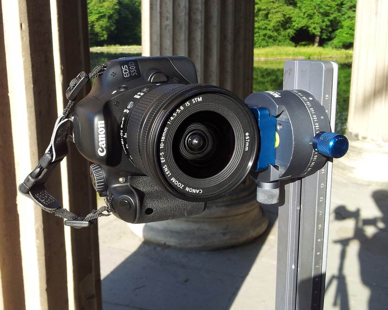 Das neue  Canon EF-S 10-18mm 1:4,5-5,6 IS STM im Einsatz am Novoflex Panoramakopf
