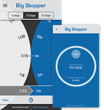 App Lee Stopper Exposure Guide