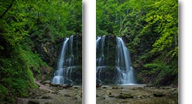 Einzelbilder Wasserfall