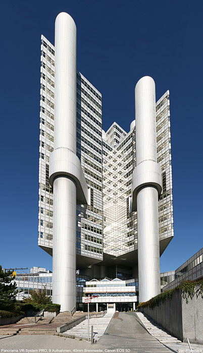 Hypo-Bank Gebäude in München als Flächenpanorama