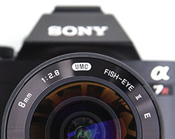Walimex 8mm/2.8 Pro II Fisheye an Sony Alpha 7R